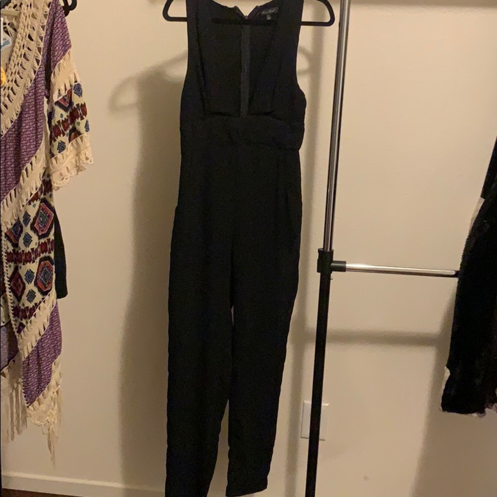 Deep V Jumpsuit